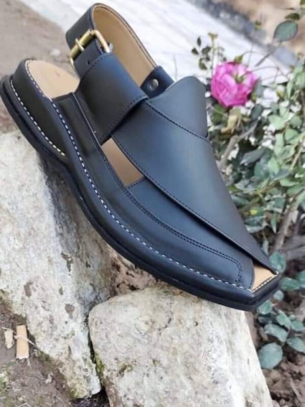Zalmi Style Premium Leather Chappal