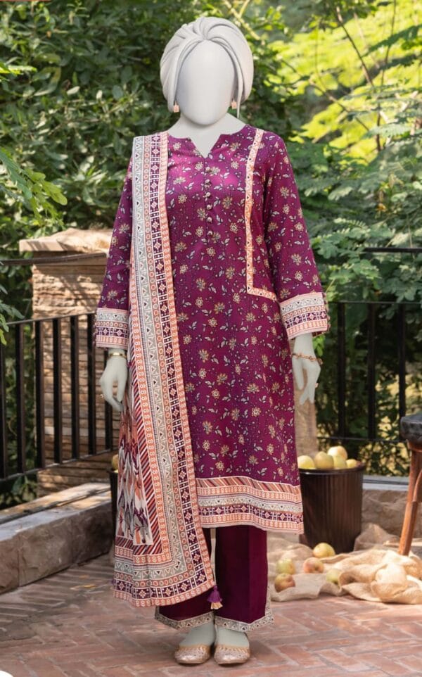 Narmin by Narkin's printed Khaddar 3 Piece