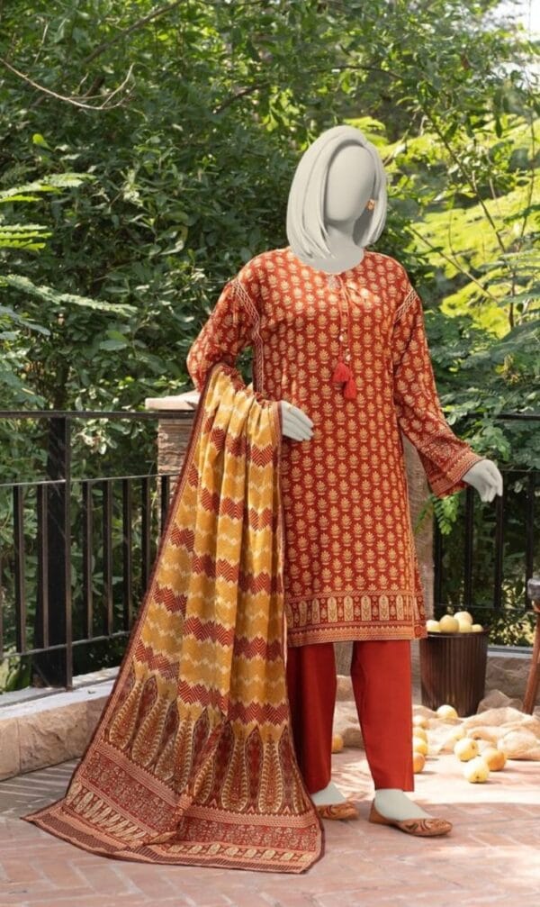 Narmin by Narkin's Printed Khaddar 3 Piece